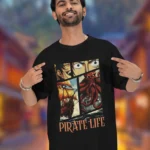Pirate Life Black T Shirt