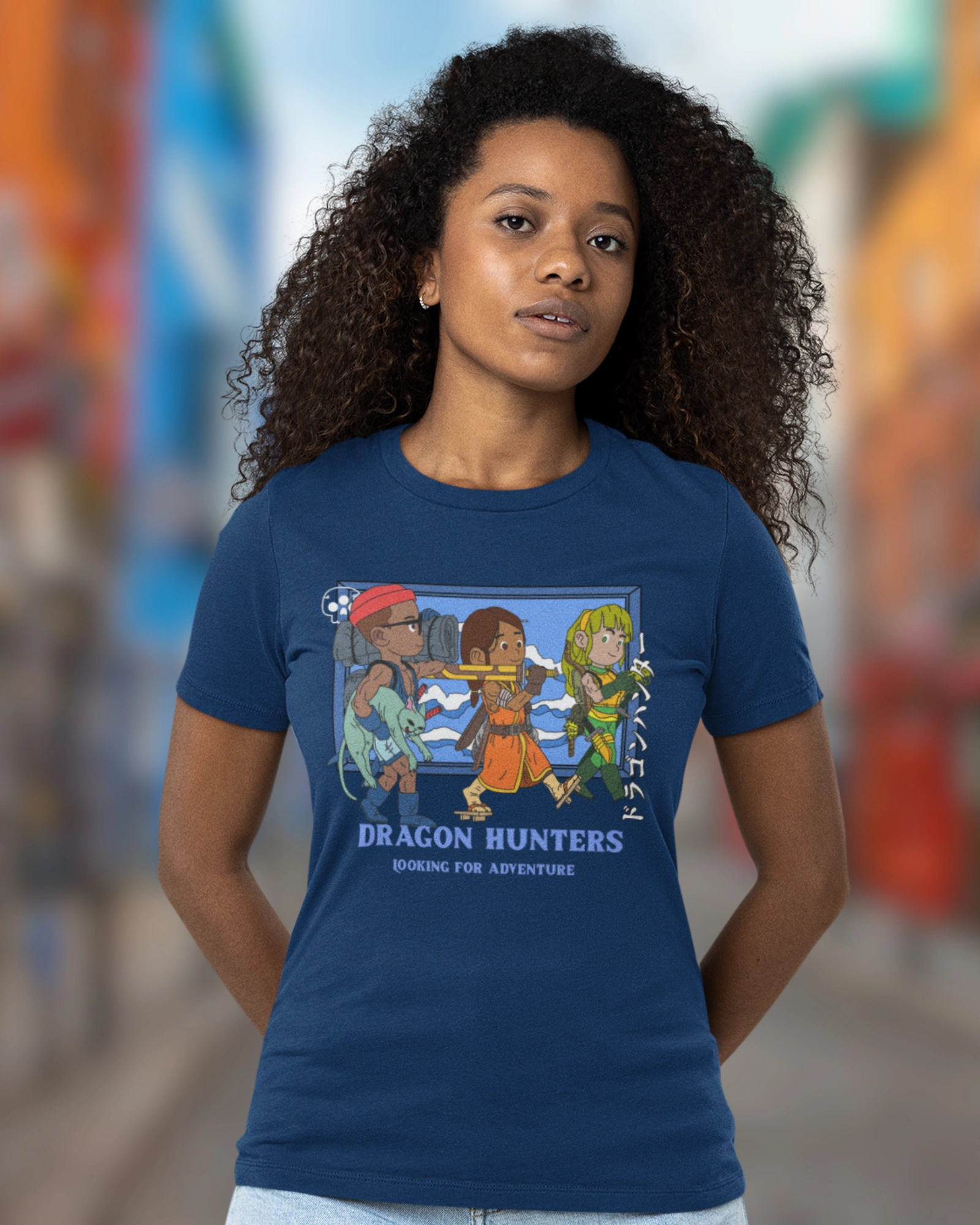 Dragon Hunter Blue T shirt (3) Dragon Hunter Blue T shirt - Image 1