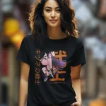 Demon Slayer Black Women T-shirt